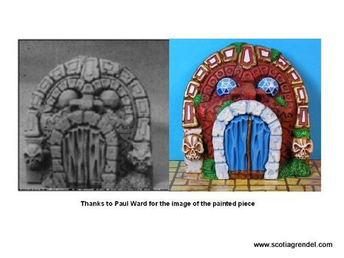 10060 - Aztec Door - Click Image to Close
